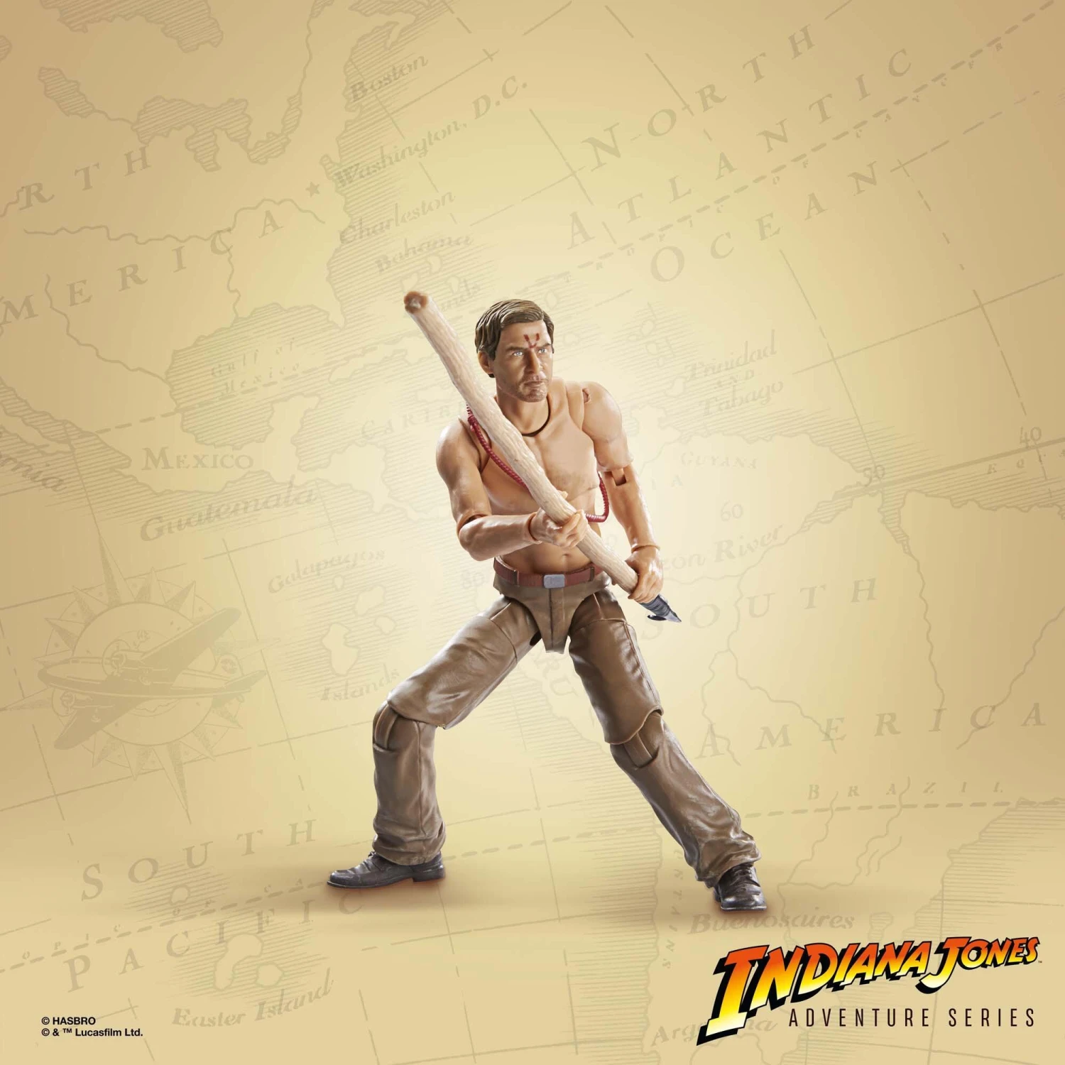 Hasbro Indiana Jones 6 Inch Action Figure Wave 2 - Indiana Jones (Hypnotized) - Image 6