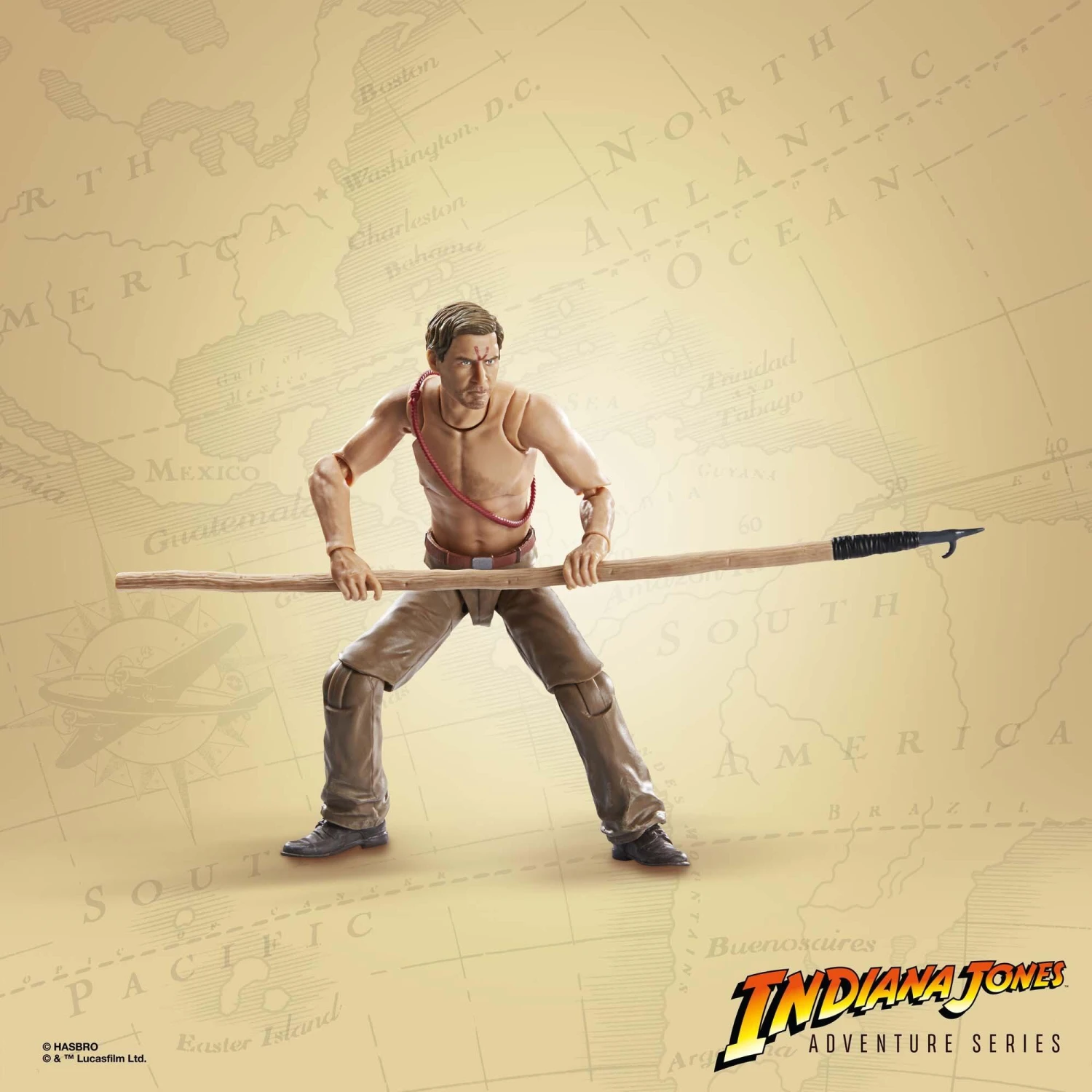 Hasbro Indiana Jones 6 Inch Action Figure Wave 2 - Indiana Jones (Hypnotized) - Image 3