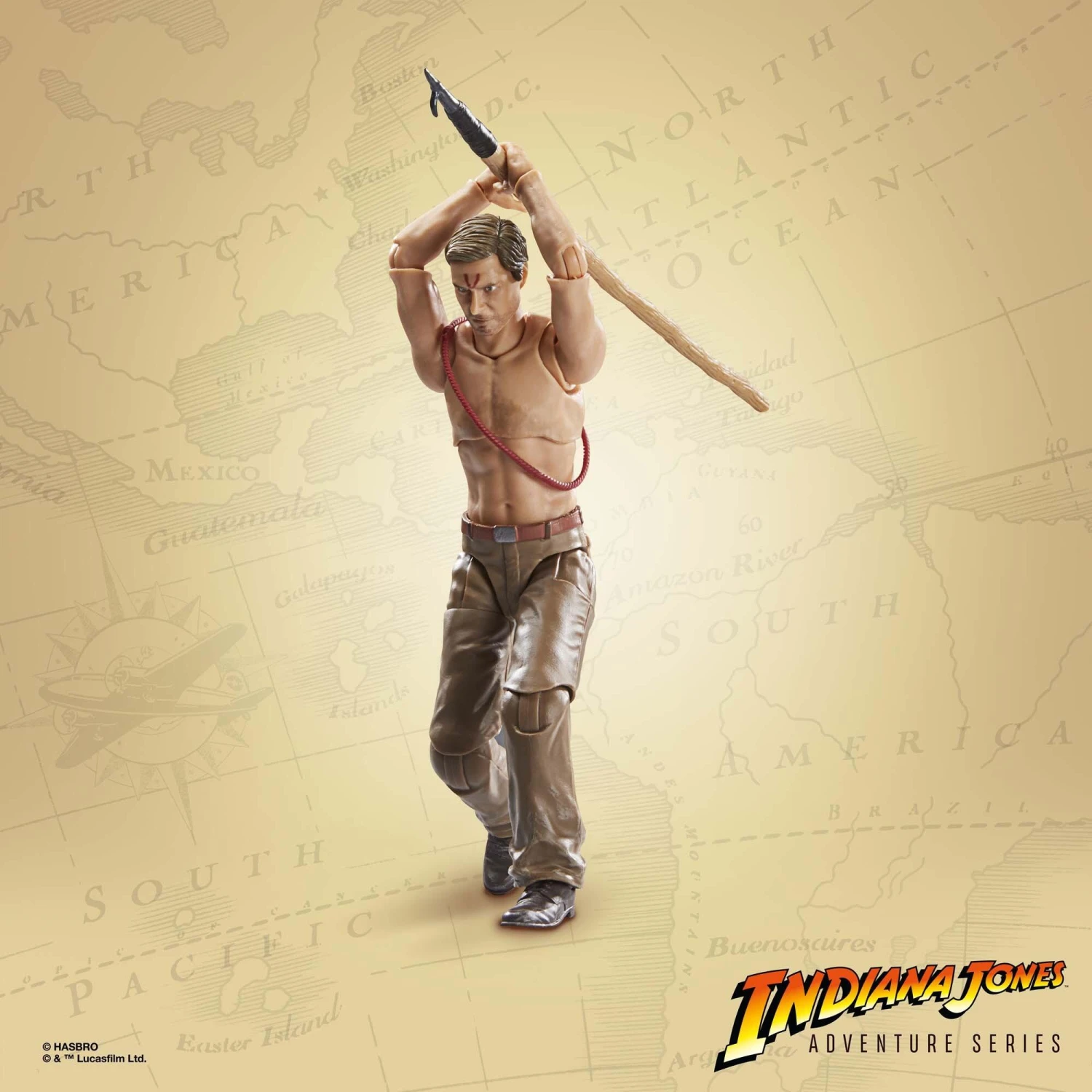 Hasbro Indiana Jones 6 Inch Action Figure Wave 2 - Indiana Jones (Hypnotized) - Image 4