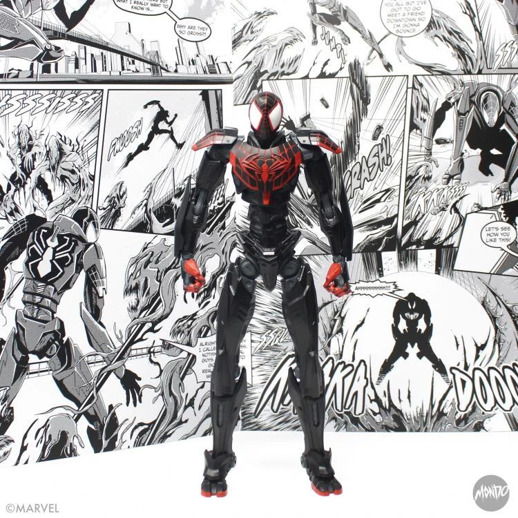 Diamond Select Spider-Man SDCC 2021 Exclusive Miles Morales Mecha Marvel Action Figure - Image 2