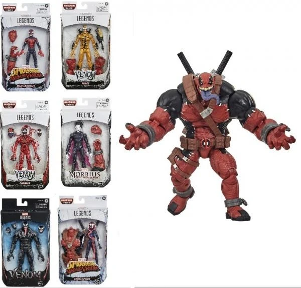 Hasbro Venom Marvel Legends Action Figure - Full Set Of 6 (BAF Venompool)