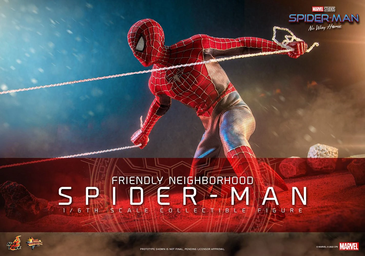 *PRE-ORDER Friendly Neighbourhood Spider-Man - Marvel Hot Toys Collectibles 1/6 Scale Action Figure - Image 9