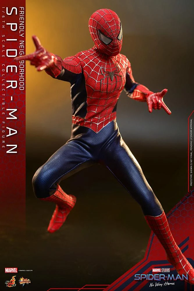 *PRE-ORDER Friendly Neighbourhood Spider-Man - Marvel Hot Toys Collectibles 1/6 Scale Action Figure - Image 2
