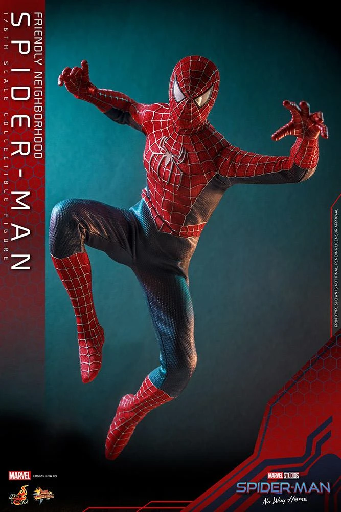*PRE-ORDER Friendly Neighbourhood Spider-Man - Marvel Hot Toys Collectibles 1/6 Scale Action Figure - Image 3