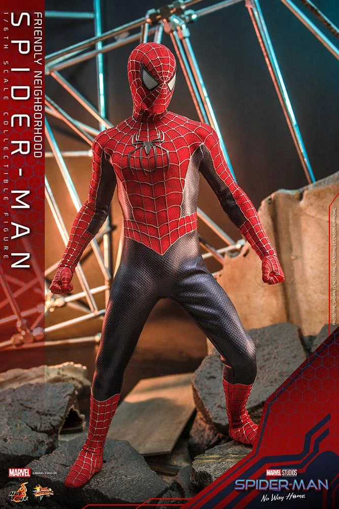 *PRE-ORDER Friendly Neighbourhood Spider-Man - Marvel Hot Toys Collectibles 1/6 Scale Action Figure - Image 5