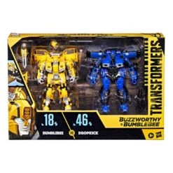 Hasbro Transformers Studio Series Buzzworthy Bumblebee Deluxe Action Figure 2-Pack - Bumblebee VS Dropkick