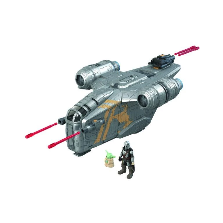 Hasbro Star Wars Mission Fleet Deluxe Action Figure - Razor Crest With The Mandalorian & The Child - Image 2