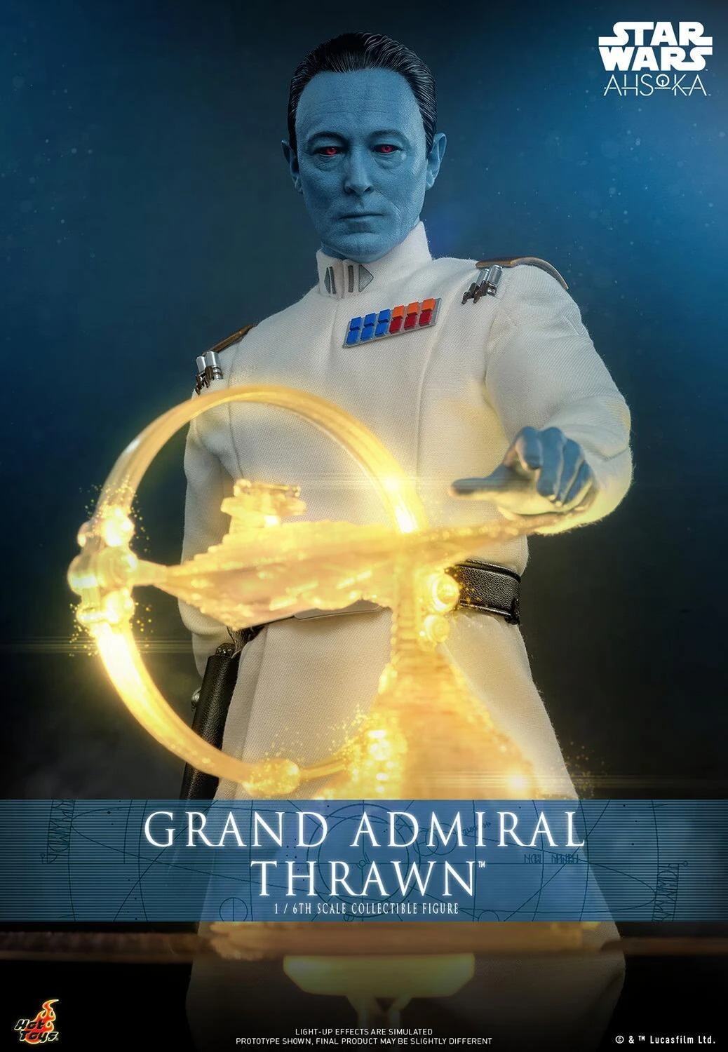 *PRE-ORDER Grand Admiral Thrawn - Star Wars Hot Toys Collectibles 1/6 Scale Action Figure