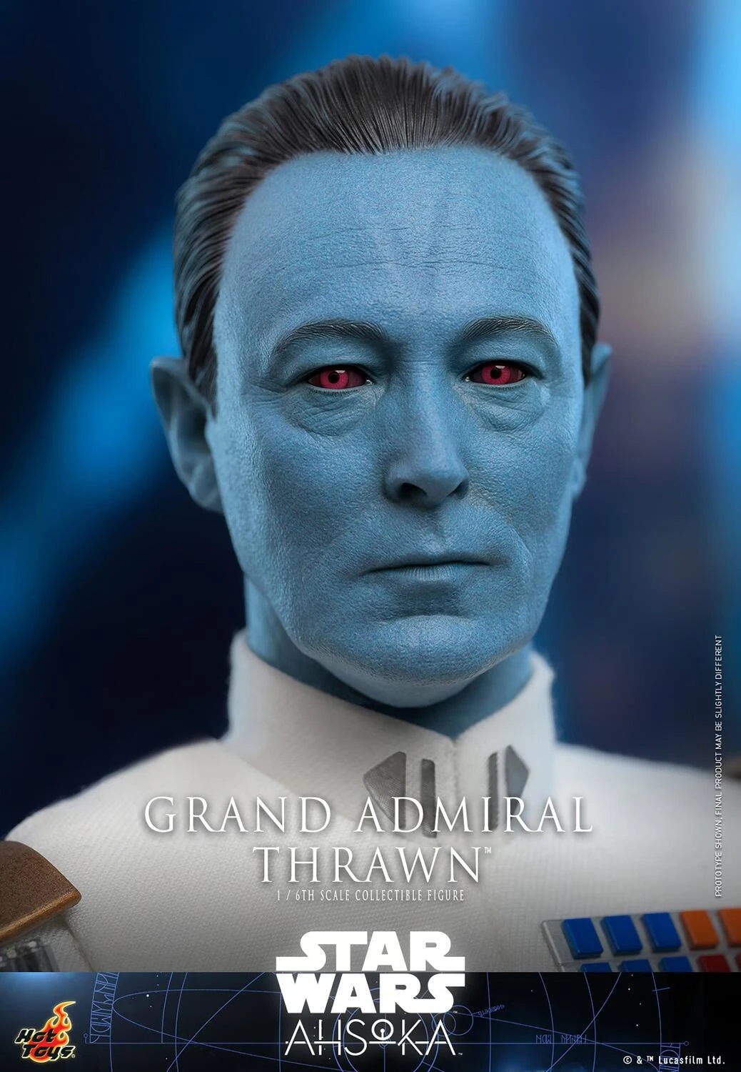 *PRE-ORDER Grand Admiral Thrawn - Star Wars Hot Toys Collectibles 1/6 Scale Action Figure - Image 2