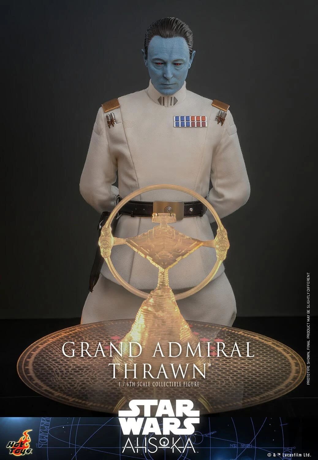 *PRE-ORDER Grand Admiral Thrawn - Star Wars Hot Toys Collectibles 1/6 Scale Action Figure - Image 4
