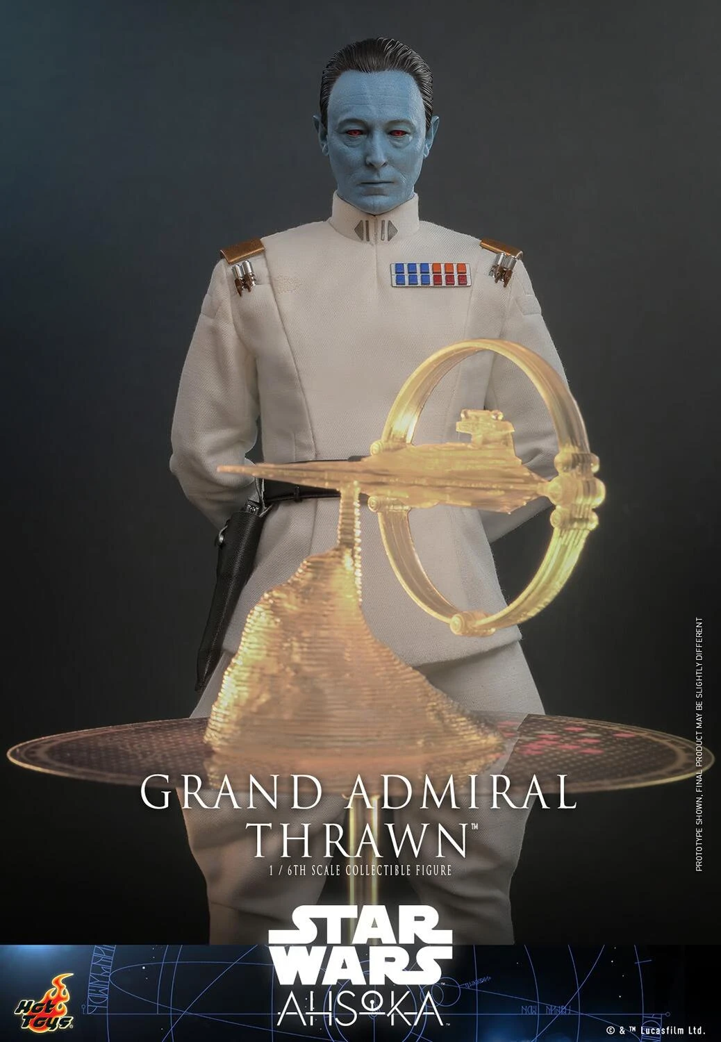 *PRE-ORDER Grand Admiral Thrawn - Star Wars Hot Toys Collectibles 1/6 Scale Action Figure - Image 5