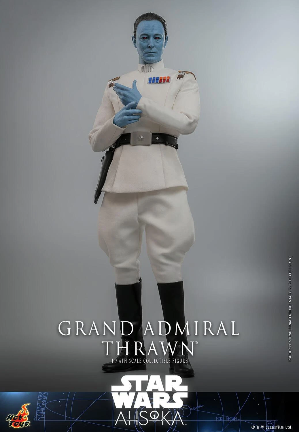*PRE-ORDER Grand Admiral Thrawn - Star Wars Hot Toys Collectibles 1/6 Scale Action Figure - Image 6