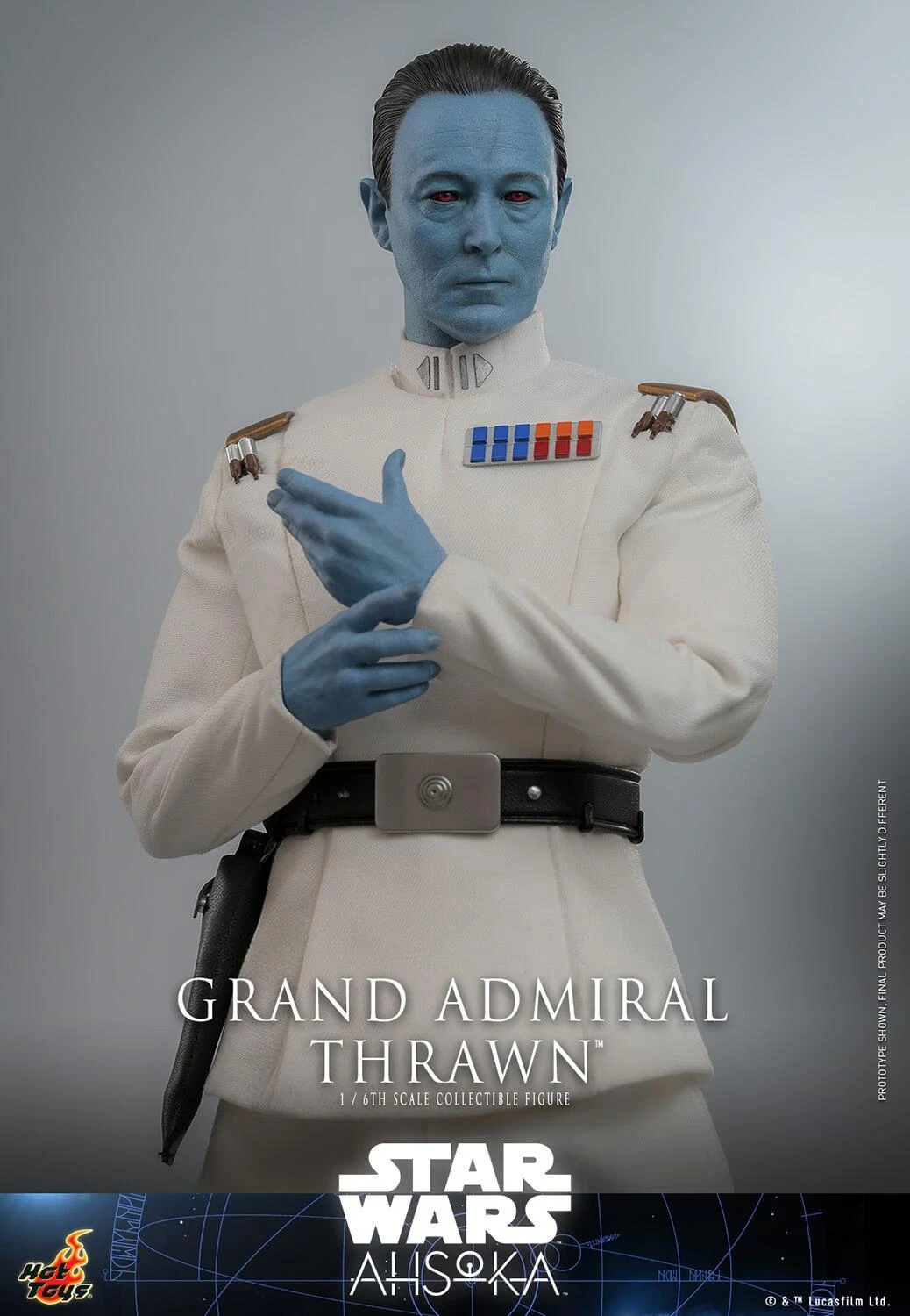 *PRE-ORDER Grand Admiral Thrawn - Star Wars Hot Toys Collectibles 1/6 Scale Action Figure - Image 7