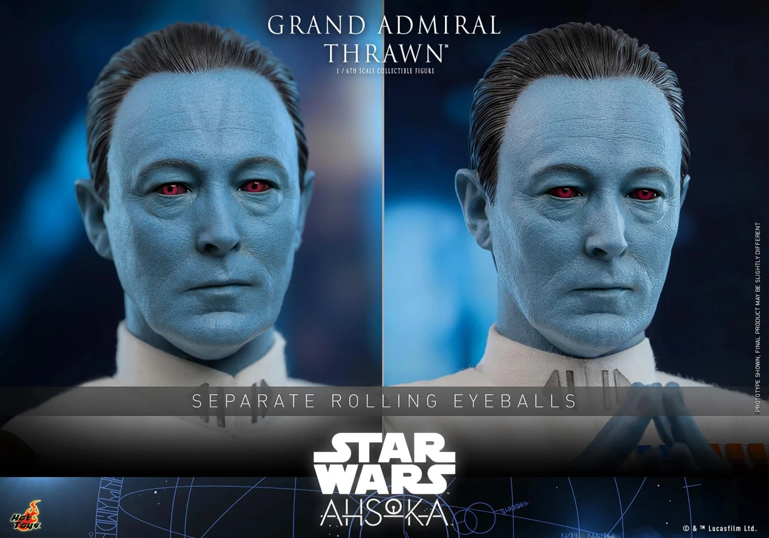 *PRE-ORDER Grand Admiral Thrawn - Star Wars Hot Toys Collectibles 1/6 Scale Action Figure - Image 10