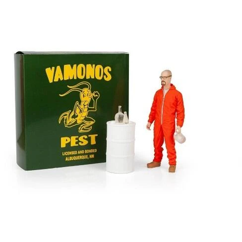 Breaking Bad 6 Inch Action Figure - Walter White (Orange Hazmat Suit) (Possibly Non-mint) - Image 2