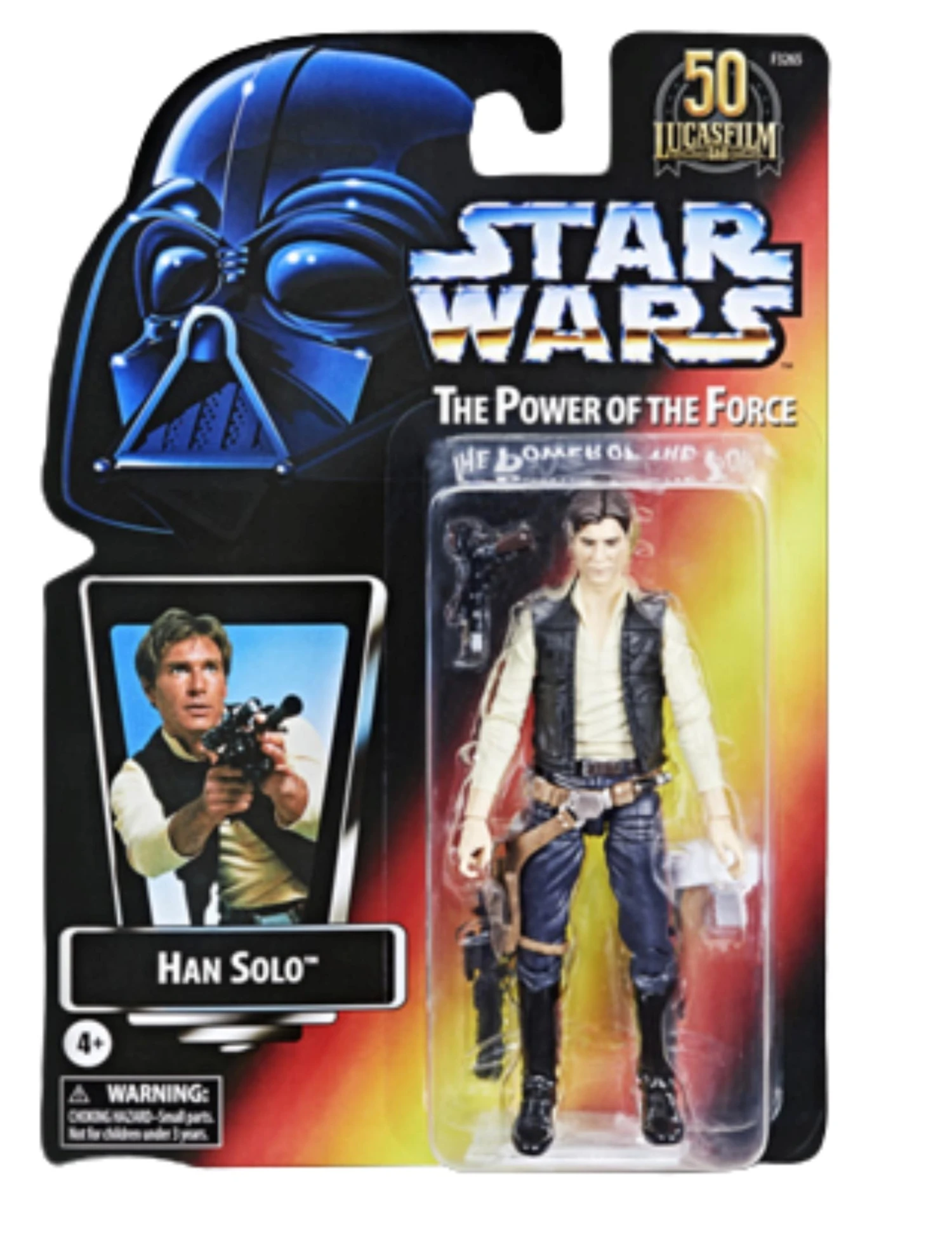 Hasbro Star Wars Black Series 50th Anniversary Power Of The Force Action Figure - Han Solo