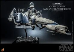 *PRE-ORDER Heavy Weapons Clone Trooper With Barc Speeder And Sidecar - Star Wars Hot Toys Exclusive Collectibles 1/6 Scale Action Figure