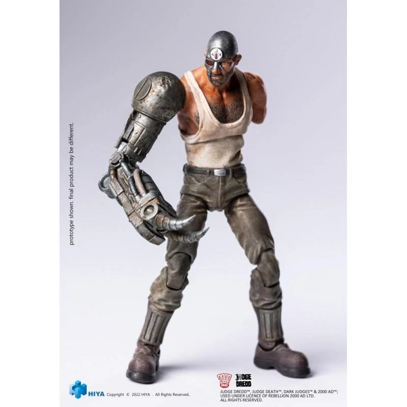 HIYA Toys Judge Dredd 1:18 Scale Action Figures - Mean Machine Angel - Image 2