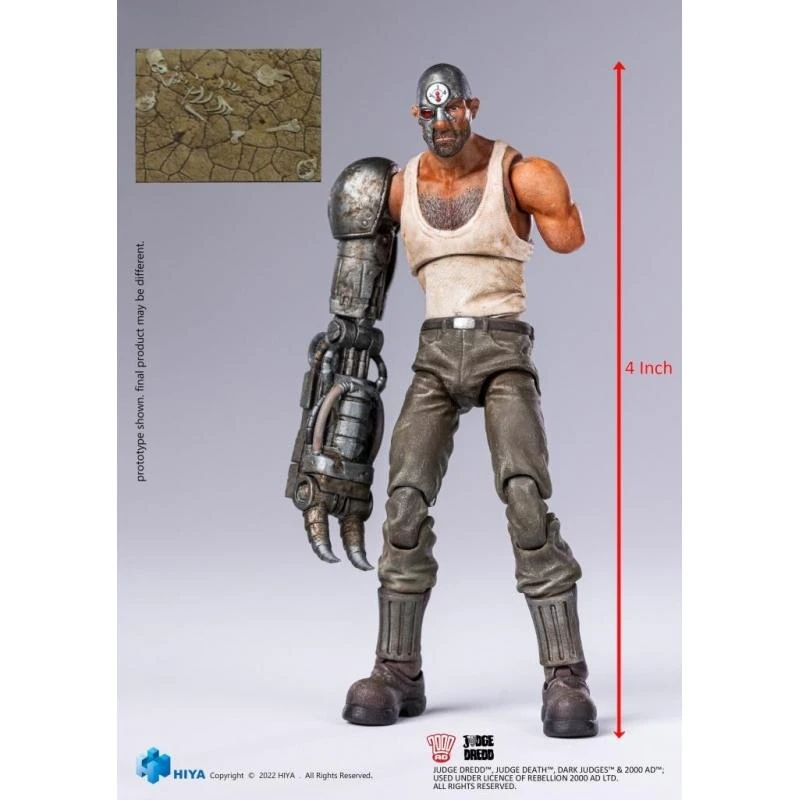 HIYA Toys Judge Dredd 1:18 Scale Action Figures - Mean Machine Angel - Image 5