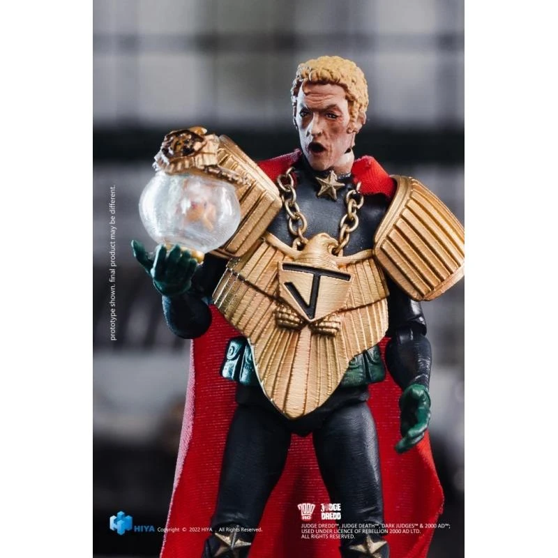 HIYA Toys Judge Dredd 1:18 Scale Action Figures - Chief Judge Caligula - Image 6