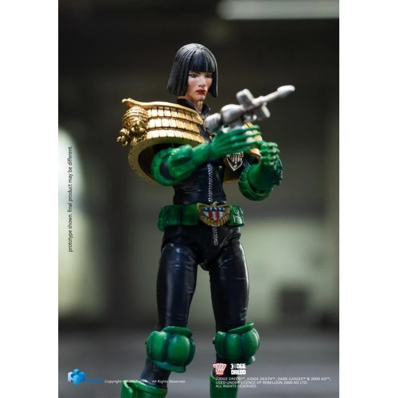 HIYA Toys Judge Dredd 1:18 Scale Action Figures - Judge Hershey - Image 2