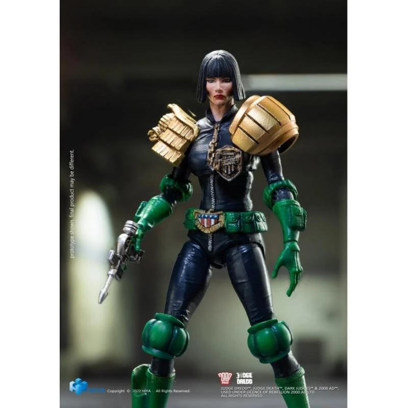HIYA Toys Judge Dredd 1:18 Scale Action Figures - Judge Hershey - Image 3