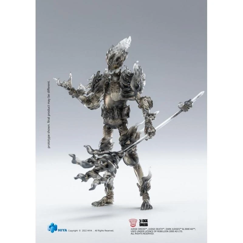 HIYA Toys Judge Dredd 1:18 Scale Action Figures - Black & White Judge Fire - Image 2