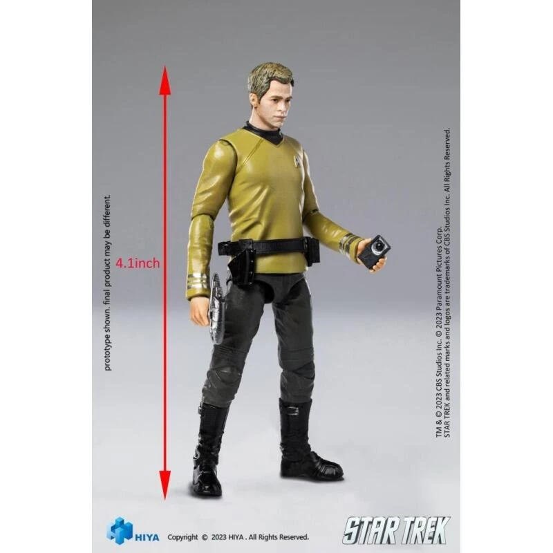 *PRE-ORDER HIYA Toys Star Trek 1:18 Scale Action Figures - James T. Kirk (2009) - Image 2