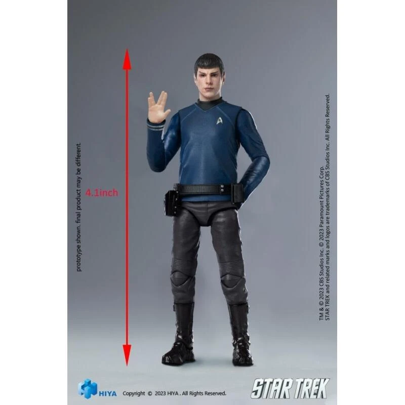 *PRE-ORDER HIYA Toys Star Trek 1:18 Scale Action Figures - Spock (2009) - Image 2