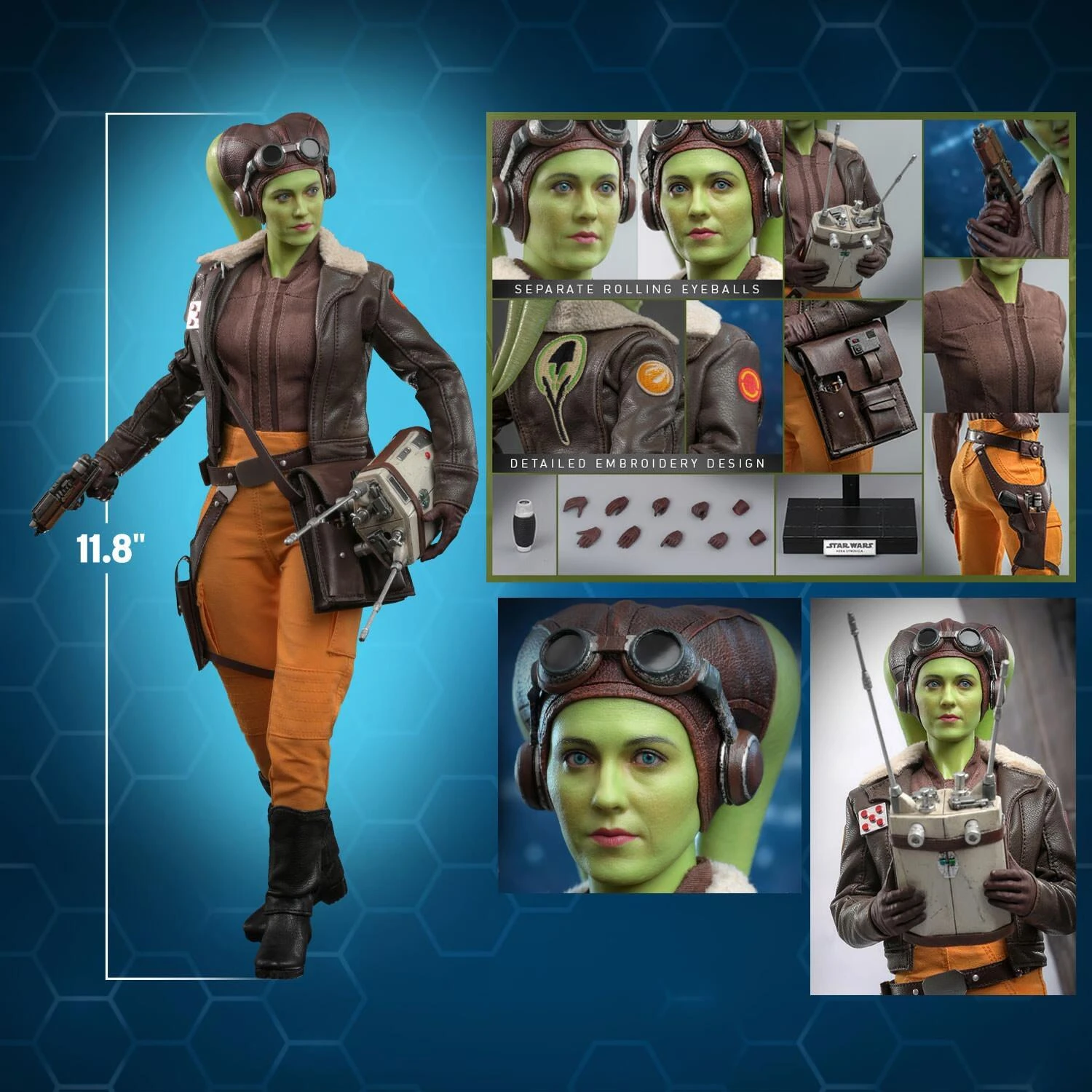 *PRE-ORDER Hera Syndulla (Ahsoka) - Star Wars Hot Toys Collectibles 1/6 Scale Action Figure - Image 10