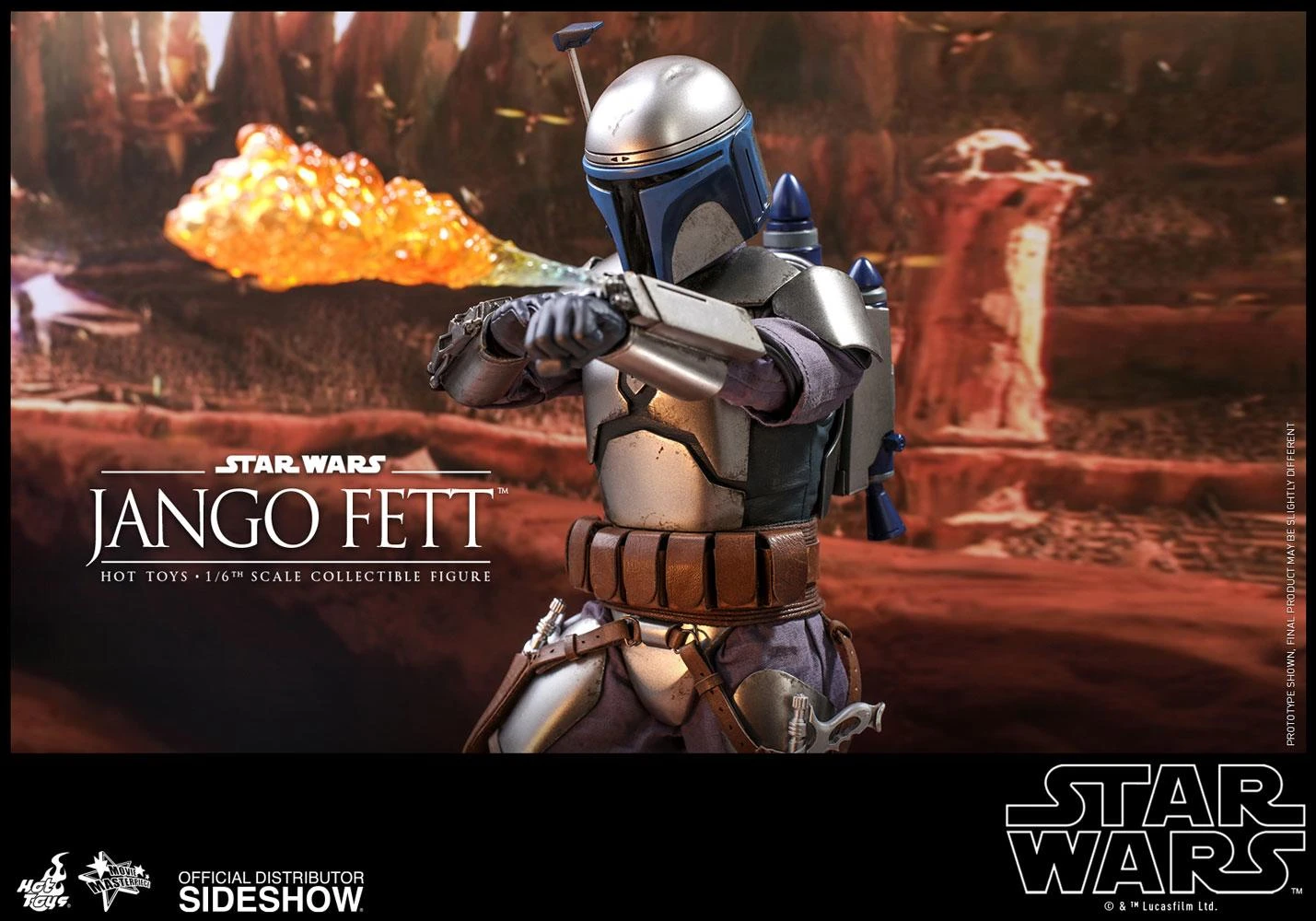 Jango Fett - Star Wars Hot Toys Collectibles 1/6 Scale Action Figure - Image 10