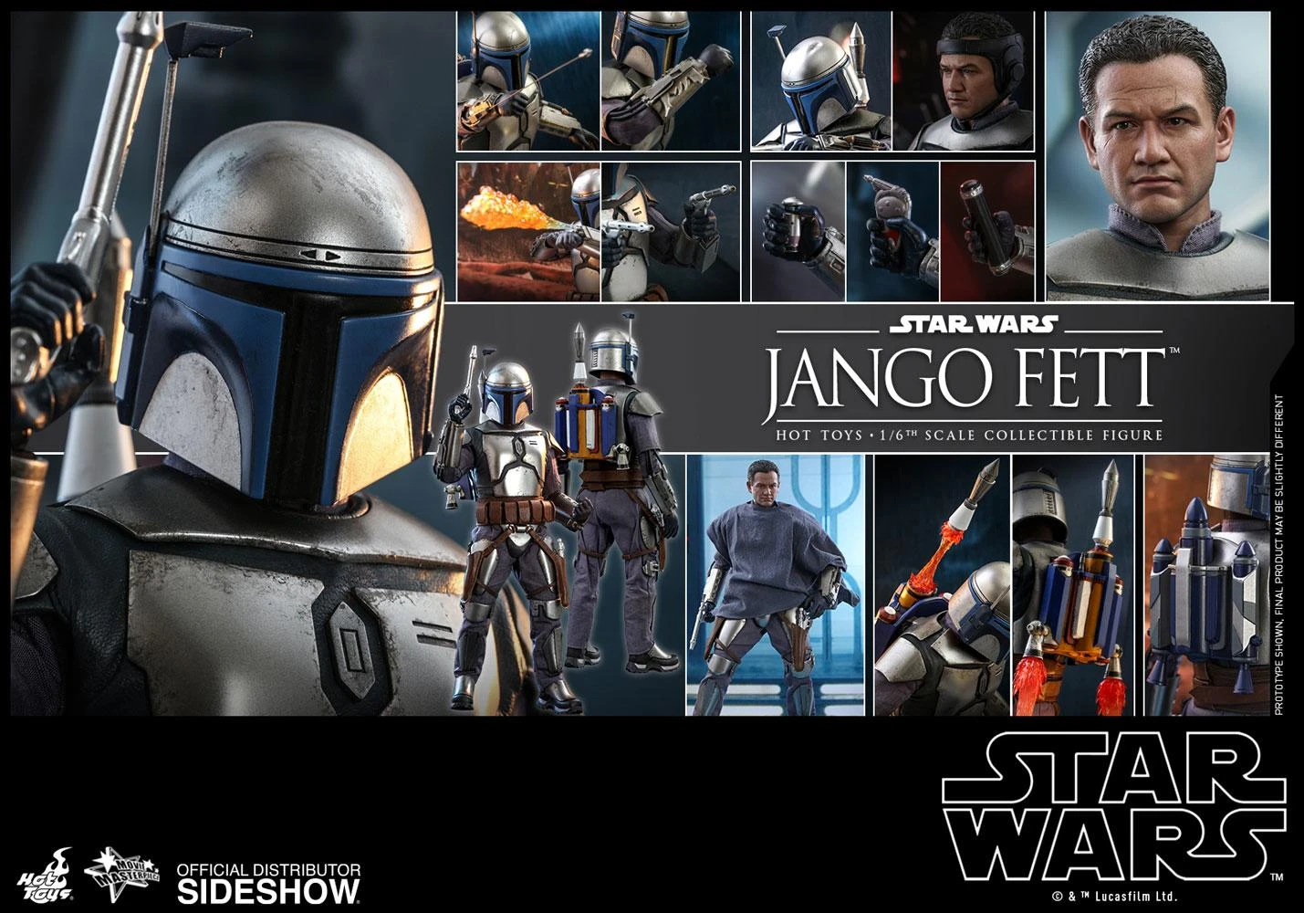 Jango Fett - Star Wars Hot Toys Collectibles 1/6 Scale Action Figure - Image 8