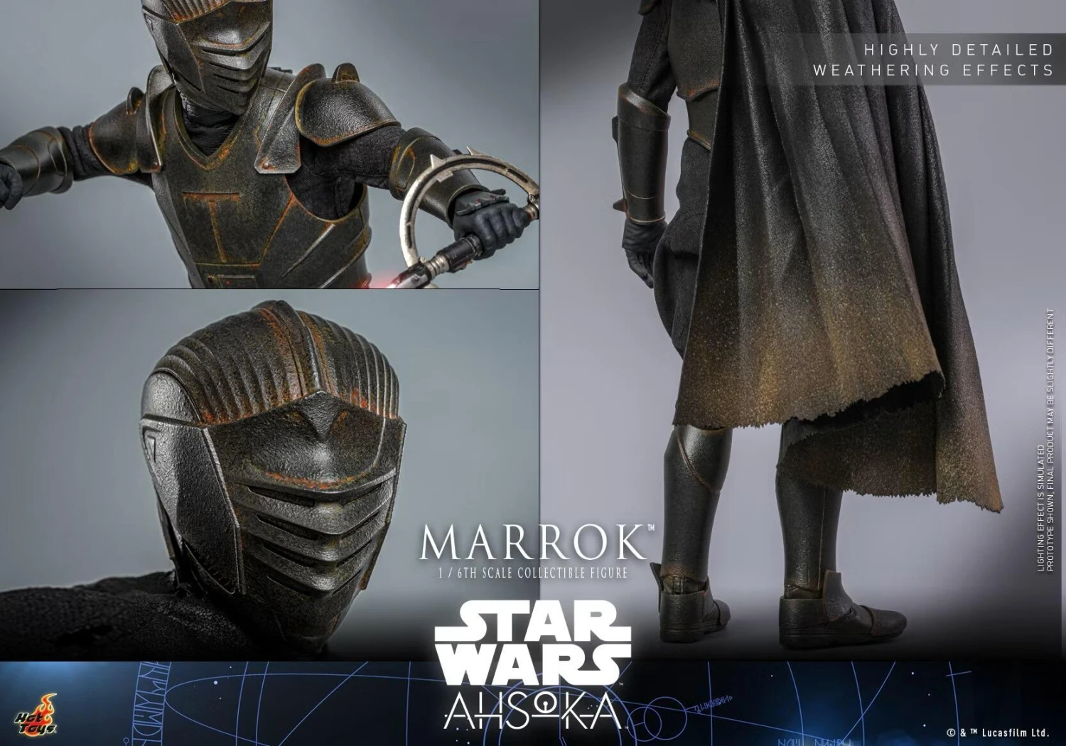 *PRE-ORDER Marrok (Ahsoka) - Star Wars Hot Toys Collectibles 1/6 Scale Action Figure - Image 6