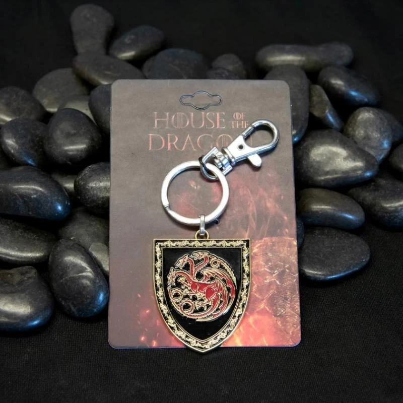 House Of The Dragon - Targaryen Shield Enamel Keychain - Image 2