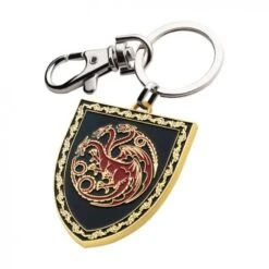 House Of The Dragon - Targaryen Shield Enamel Keychain