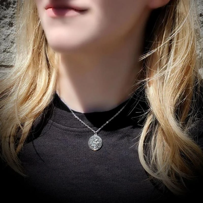 House Of The Dragon - Targaryen Sigil Pendant Necklace - Image 3