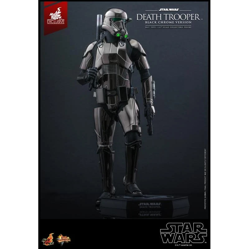 Death Trooper (Black Chrome) - Star Wars Hot Toys Exclusive Collectibles 1/6 Scale Action Figure