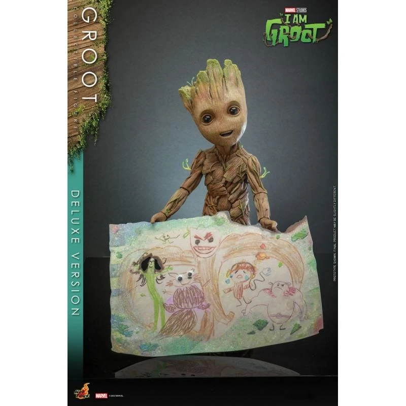 *PRE-ORDER Groot (Deluxe) - Marvel Hot Toys Collectibles 1/6 Scale Action Figure - Image 4