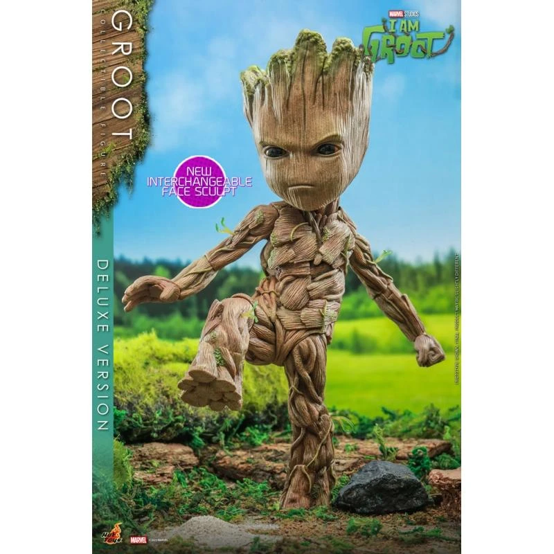 *PRE-ORDER Groot (Deluxe) - Marvel Hot Toys Collectibles 1/6 Scale Action Figure - Image 2