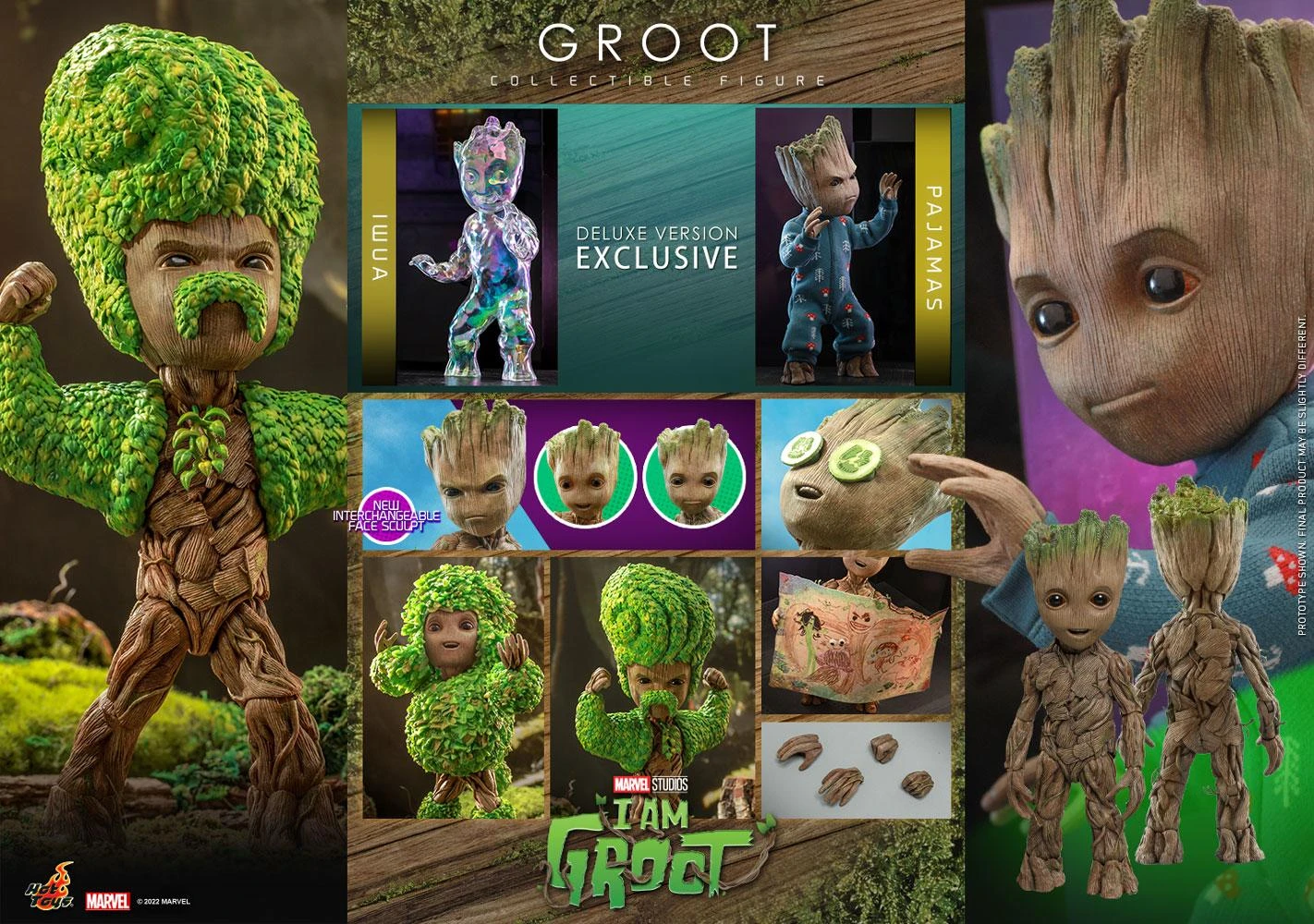 *PRE-ORDER Groot (Deluxe) - Marvel Hot Toys Collectibles 1/6 Scale Action Figure - Image 7