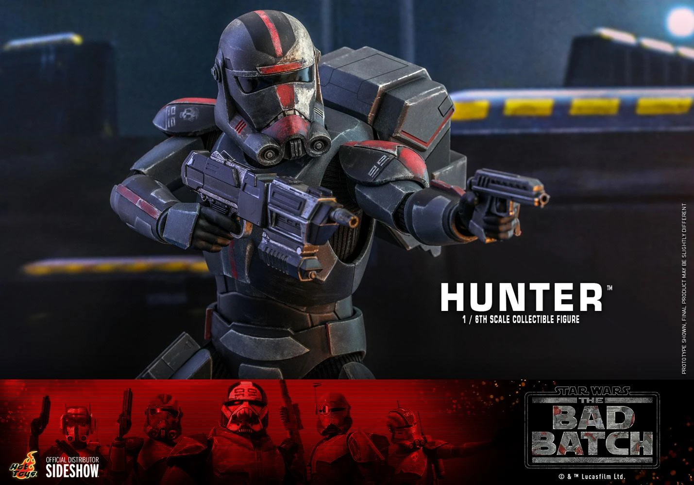 Hunter - The Bad Batch - Star Wars Hot Toys Collectibles 1/6 Scale Action Figure - Image 6
