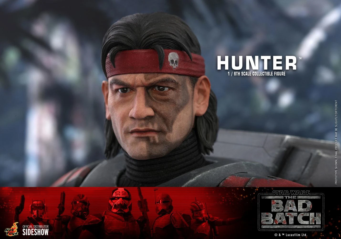 Hunter - The Bad Batch - Star Wars Hot Toys Collectibles 1/6 Scale Action Figure - Image 9