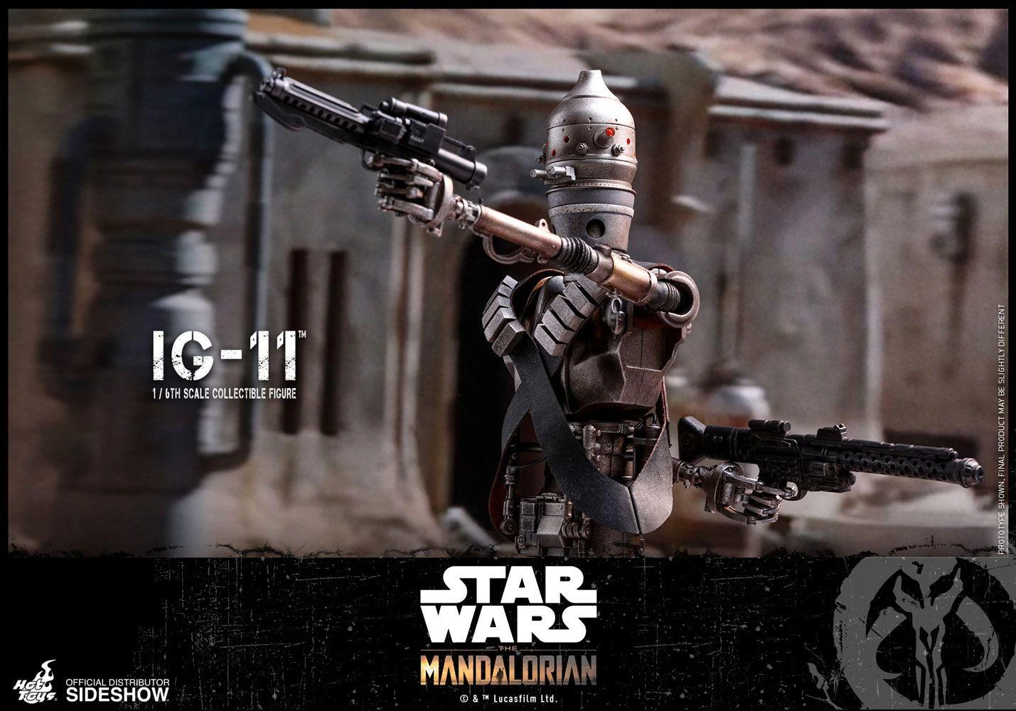 IG-11 (The Mandalorian) - Star Wars Hot Toys Collectibles 1/6 Scale Action Figure - Image 7