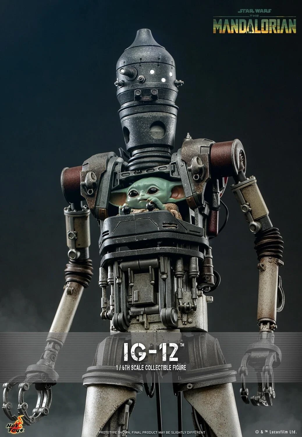 *PRE-ORDER IG-12 (The Mandalorian) - Star Wars Hot Toys Collectibles 1/6 Scale Action Figure - Image 3