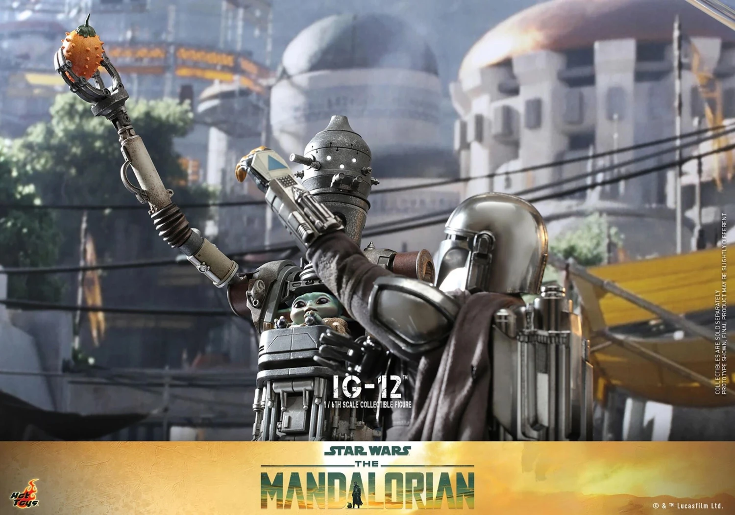 *PRE-ORDER IG-12 (The Mandalorian) - Star Wars Hot Toys Collectibles 1/6 Scale Action Figure - Image 9