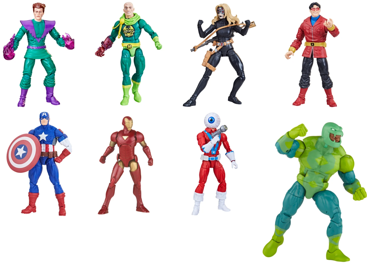 Hasbro Marvel Legends Comic Classics Action Figures - Set Of 7 (Puff Adder BAF)