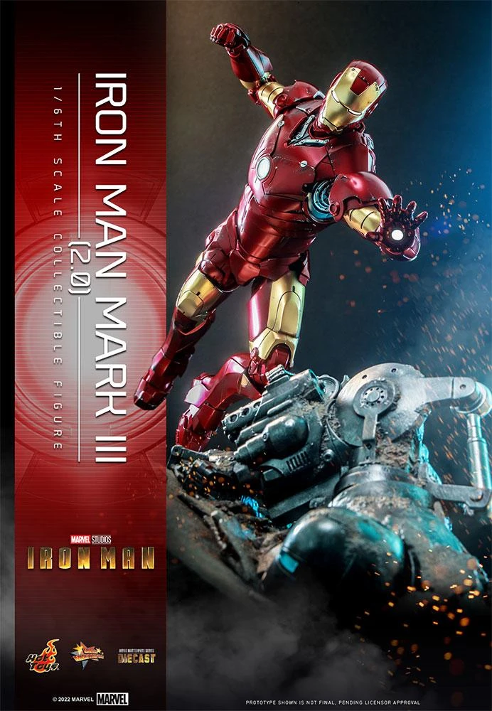 *PRE-ORDER Iron Man Mark III - Marvel Hot Toys Collectibles 1/6 Scale Action Figure