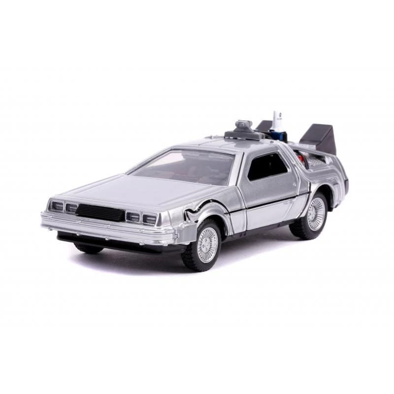 Jada Toys Back To The Future II - DeLorean Time Machine Hollywood Rides 1:32 Scale Die Cast Vehicle - Image 5