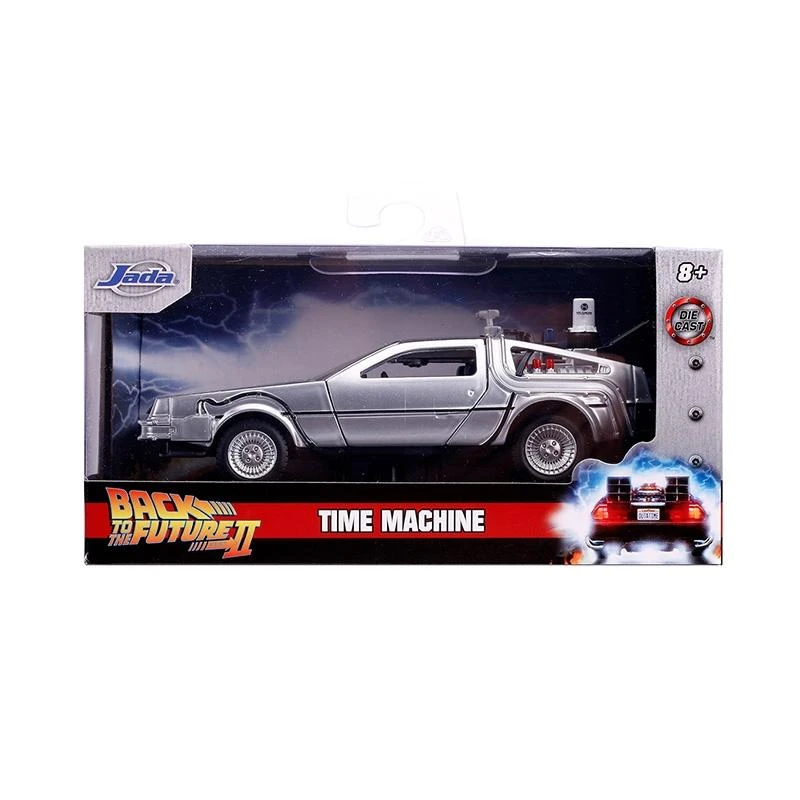 Jada Toys Back To The Future II - DeLorean Time Machine Hollywood Rides 1:32 Scale Die Cast Vehicle