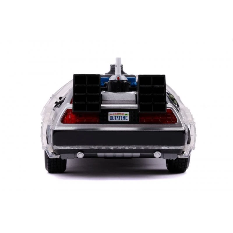 Jada Toys Back To The Future II - DeLorean Time Machine 1:24 Scale Jada Hollywood Rides Die Cast Vehicle - Image 6